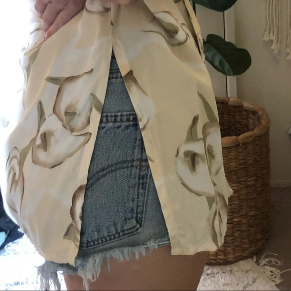 Vintage Zapa double breasted button down collared sleeveless top tunic length - Picture 3 of 8